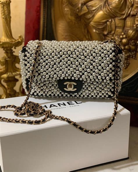 sac chanel pearl|chanel bag for sale.